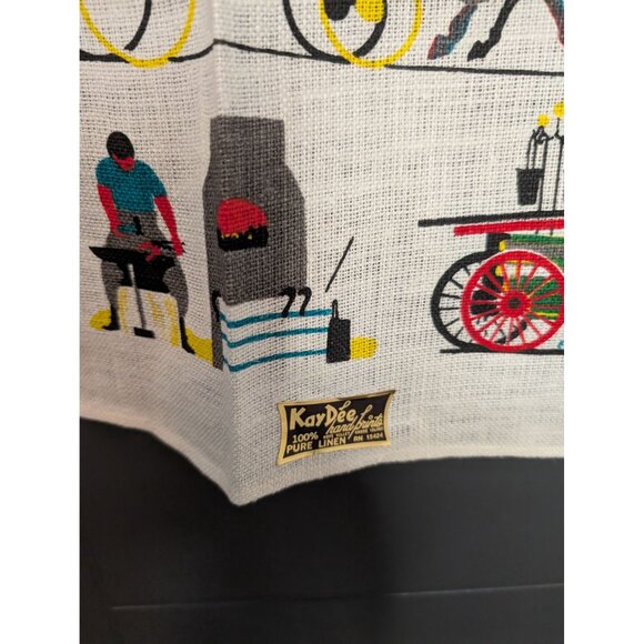 NWT Mid Century KayDee Linen Tea Towel - Henry Ford Museum & Greenfield Village‎ - Picture 3 of 6
